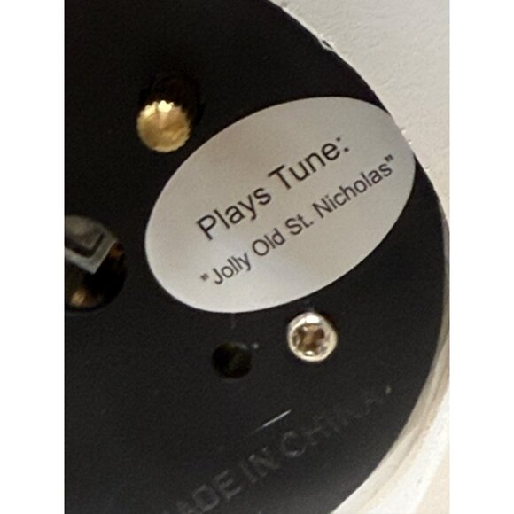 NWOB Fitz and Floyd Holiday Home 10.75" Hand-Painted Santa Musical Figurine - Picture 8 of 10